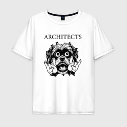 Мужская футболка хлопок Oversize Architects - rock dog
