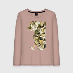 Женский лонгслив хлопок Адский рай Габимару Тёбэй Адза