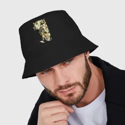 Мужская панама хлопок Адский рай Габимару Тёбэй Адза - фото 2