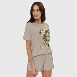 Женская пижама с шортиками хлопок Адский рай Габимару Тёбэй Адза - фото 2