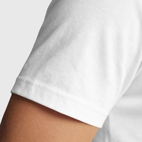 Мужская футболка хлопок с принтом Мем кот и мороженое: несу добро но не доношу, вид сзади #2