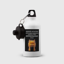 Бутылка спортивная Рыжий кот: плохой характер могут себе позволить востребованные люди - фото 2