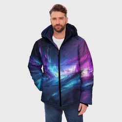 Мужская зимняя куртка 3D Арктический зимний хаос  - фото 2