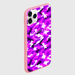 Чехол для iPhone 11 Pro Max матовый Starfield неоновый камуфляж - фото 2