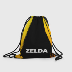 Рюкзак-мешок 3D Zelda - gold gradient по-центру