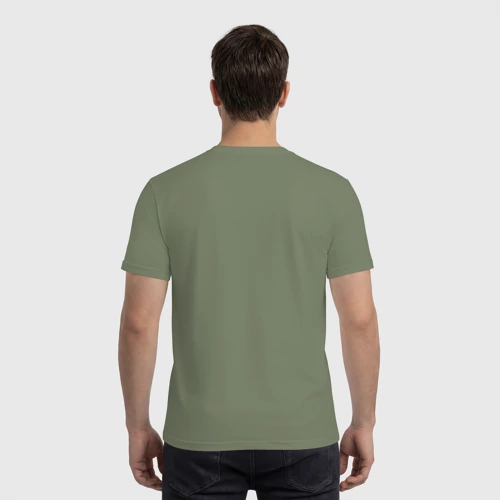 Мужская футболка хлопок с принтом У меня все работает, вид сзади #2