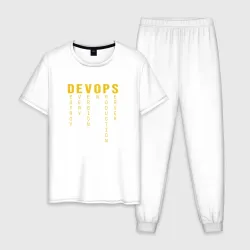 Мужская пижама хлопок Devops