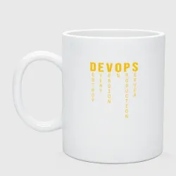Кружка керамическая Devops