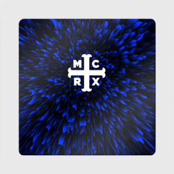 Магнит виниловый Квадрат My Chemical Romance blue energy