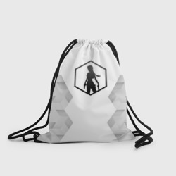 Рюкзак-мешок 3D Tomb Raider white poly