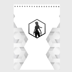 Скетчбук Tomb Raider white poly
