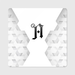 Магнит виниловый Квадрат Architects white poly
