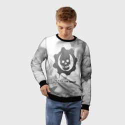Детский свитшот 3D Gears of War - white gradient - фото 2