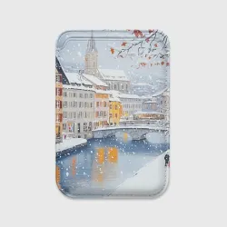 Картхолдер Magsafe магнитный Заснеженный Санкт-Петербург