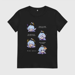 Женская футболка хлопок Зарянка фразы