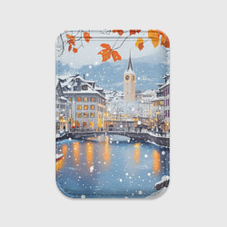 Картхолдер Magsafe магнитный Предновогодний Санкт-Петербург