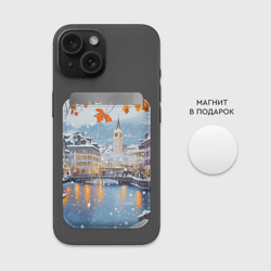 Картхолдер Magsafe магнитный Предновогодний Санкт-Петербург - фото 2