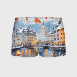 Мужские трусы 3D Предновогодний Санкт-Петербург