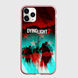 Чехол для iPhone 11 Pro Max матовый Dying Light 2 zombie glitch