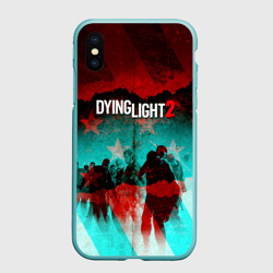 Чехол для iPhone XS Max матовый Dying Light 2 zombie glitch