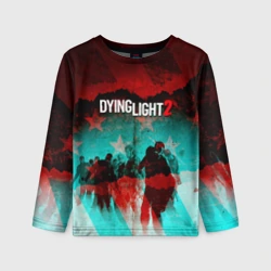 Детский лонгслив 3D Dying Light 2 zombie glitch