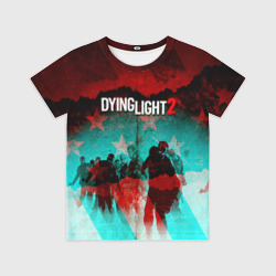 Детская футболка 3D Dying Light 2 zombie glitch