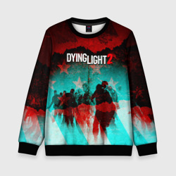 Детский свитшот 3D Dying Light 2 zombie glitch