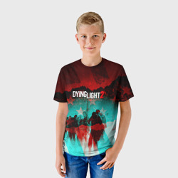 Детская футболка 3D Dying Light 2 zombie glitch - фото 2