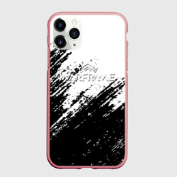 Чехол для iPhone 11 Pro Max матовый Warframe штриховка красок