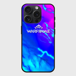 Чехол силиконовый для Apple iPhone 15 Pro матовый Warframe neon storm