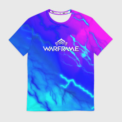 Мужская футболка 3D Warframe neon storm