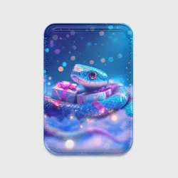 Картхолдер Magsafe магнитный Новогодняя змейка с подарком