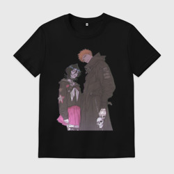 Мужская футболка хлопок Блич Ичиго Куросаки Рукия Кучики