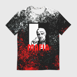 Мужская футболка 3D Mafia брызги красок
