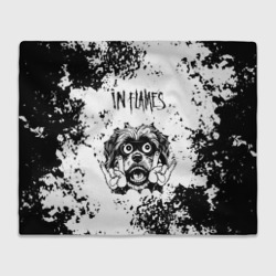 Плед 3D In Flames - рок пес