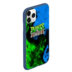 Чехол для iPhone 11 Pro Max матовый Plants vs Zombies flame - фото 2