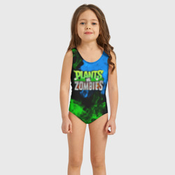 Детский купальник 3D Plants vs Zombies flame