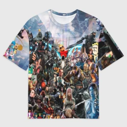 Женская футболка oversize 3D Коллекция мастера игры