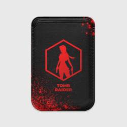 Картхолдер Magsafe магнитный Tomb Raider - red gradient