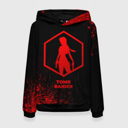 Женская толстовка 3D Tomb Raider - red gradient