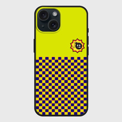 Чехол силиконовый для Apple iPhone 15 матовый Serious Sam pattern