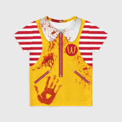 Детская футболка 3D Рональд Макдональд верх