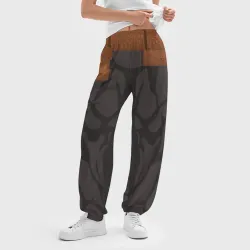 Женские джоггеры оверсайз 3D Хеллбой низ - фото 2