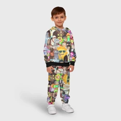 Детский костюм с толстовкой 3D Паттерн Рик и Морти - фото 2