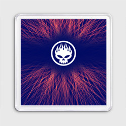 Магнит 55*55 The Offspring red energy