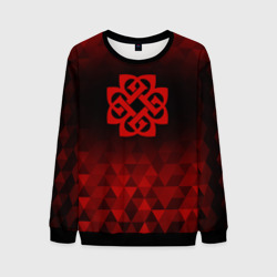 Мужской свитшот 3D Breaking Benjamin red poly