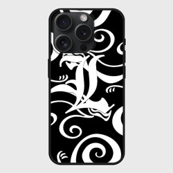 Чехол силиконовый для Apple iPhone 15 Pro матовый Death Note japan anime