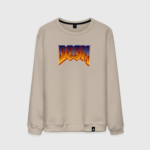 Мужской свитшот хлопок Doom logotype