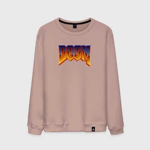 Мужской свитшот хлопок Doom logotype
