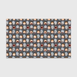 Бумага для упаковки 3D Лица Рик и Морти